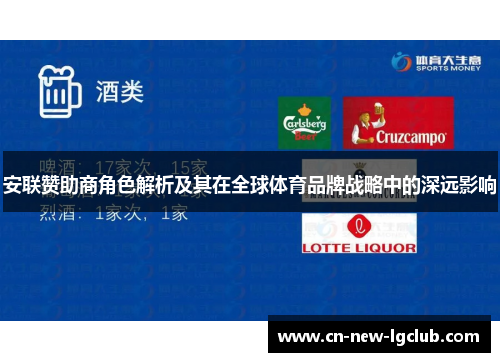 安联赞助商角色解析及其在全球体育品牌战略中的深远影响