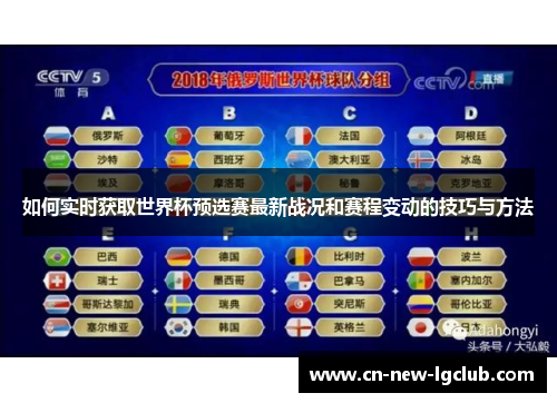 如何实时获取世界杯预选赛最新战况和赛程变动的技巧与方法